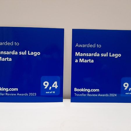 Mansarda Sul Lago A مارتا المظهر الخارجي الصورة