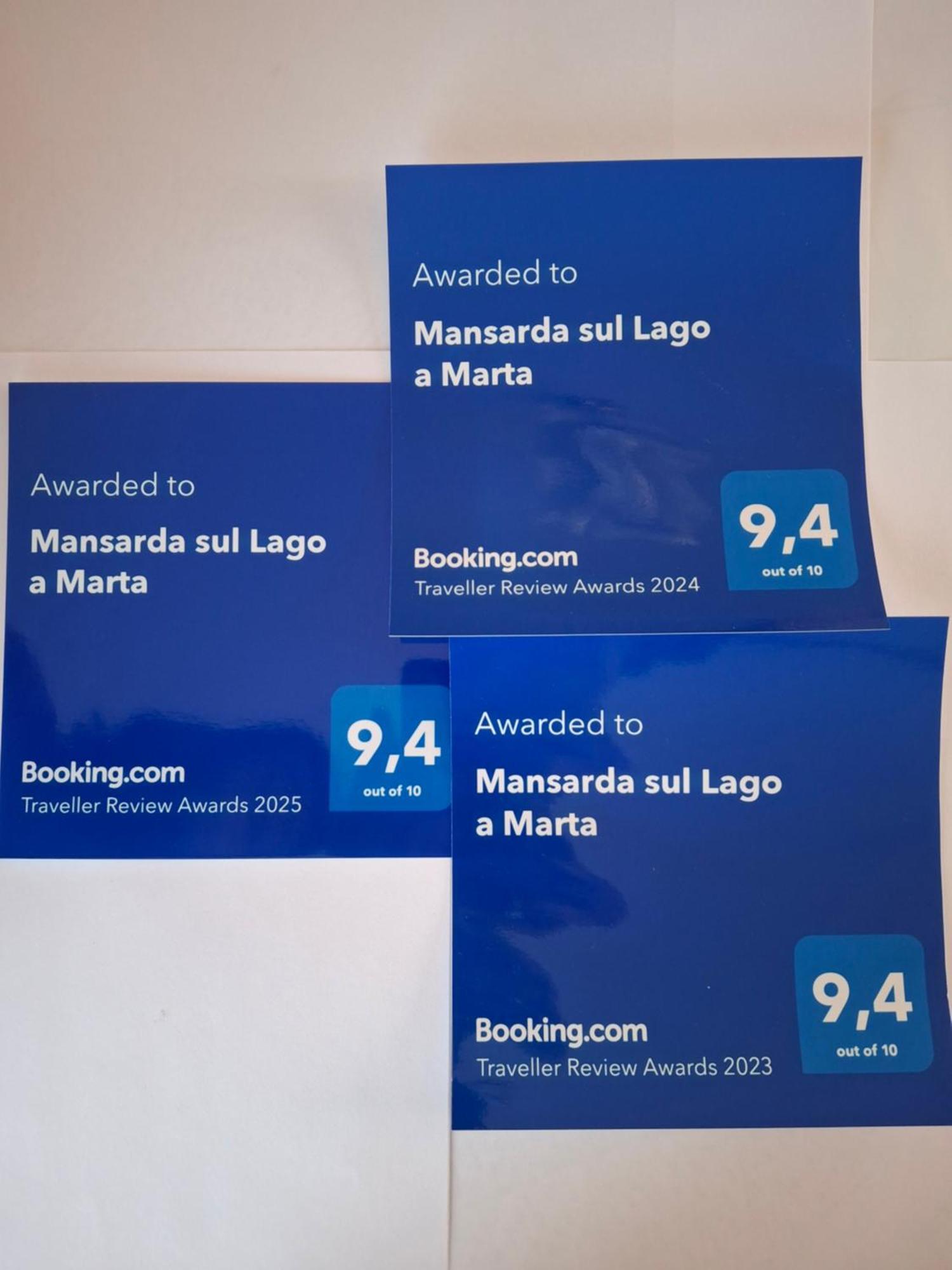 Mansarda Sul Lago A مارتا المظهر الخارجي الصورة